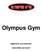 Olympus Gym. Algemene voorwaarden natuurlijke personen