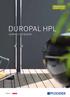 Duropal HPL Compact Exterior. Inspirations close to you