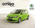 ŠKODA CITIGO PRIJSLIJST