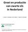 Groei en productie van zwarte els in Nederland