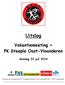 Uitslag. Vakantiemeeting + PK Steeple Oost-Vlaanderen. dinsdag 22 juli 2014