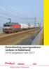 Ontwikkeling spoorgoederenverkeer in Nederland