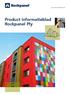 Product informatieblad Rockpanel Ply