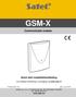 GSM-X. Communicatie module. Quick start installatiehandleiding. De volledige handleiding is verkrijgbaar op