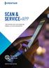 SCAN & SERVICE-APP. Alle functies die u ooit nodig zult hebben, nu in uw smartphone WATER PURIFICATION