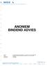 ANONIEM BINDEND ADVIES