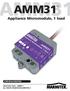 AMM31. Appliance Micromodule, 1 load GEBRUIKSAANWIJZING 20401/ AMM31 ALL RIGHTS RESERVED MARMITEK