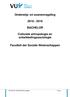 Onderwijs- en examenregeling BACHELOR. Culturele antropologie en ontwikkelingssociologie. Faculteit der Sociale Wetenschappen