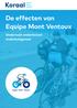 De effecten van Equipe Mont Ventoux. Onderzoek onderbouwt onderbuikgevoel