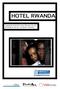 Lespakket bij de film Hotel Rwanda voor de bovenbouw van het voortgezet onderwijs