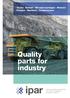 Quality parts for industry