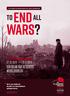 WARS? TO END ALL TENTOONSTELLING EEN BILAN VAN DE EERSTE WERELDOORLOG IEPER