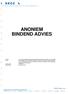 ANONIEM BINDEND ADVIES