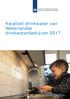 Kwaliteit drinkwater van Nederlandse drinkwaterbedrijven 2017