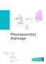 Pleurapunctie/ drainage