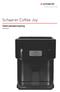Schaerer Coffee Joy. Gebruiksaanwijzing V02 / Schaerer Ltd. P.O. Box Originele gebruiksaanwijzing