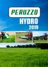 HYDRO HYDRO MADE IN ITALY 60 YEARS OF EXPERIENCE ORIGINAL DESIGN AWARD WINNING PRODUCTS EXCELLENT AFTER SALES SERVICE