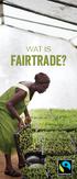 Hoe werkt Fairtrade?