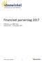 Financieel jaarverslag 2017