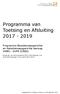 Programma van Toetsing en Afsluiting