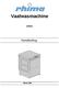 Vaatwasmachine DR49. Handleiding