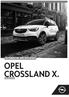 TECHNISCHE SPECIFICATIES OPEL CROSSLAND X.