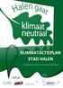 KLIMAATACTIEPLAN STAD HALEN. sustainable energy action plan voor de Covenant of Mayors