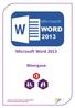 Microsoft Word Weergave
