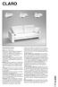 CLARO CLARO. Beschrijving model
