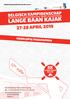27-28 APRIL 2019 BELGISCH KAMPIOENSCHAP LANGE BAAN KAJAK. 10 de editie VOORLOPIG PROGRAMMA. Harelbeekse Kano Vereniging