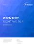 OPENTEXT RIGHTFAX 16.4