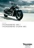 CRUISERS. triumphmotorcycles.nl triumphmotorcycles.be