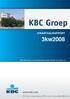 KWARTAALRAPPORT. 3kw2008. Meer details vindt u in het Extended Quarterly Report 3Q 2008, op