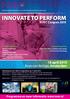 INNOVATE TO PERFORM. 18 april Beurs van Berlage, Amsterdam. Programma en meer informatie: