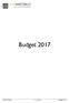 Budget 2017 AGB Westerlo p. 1 van 25 budget 2017