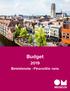 Budget 2019 Voorwoord... 1 Beleidsnota... 6 Financiële nota... 59
