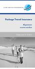 Package Travel Insurance