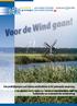 provincie groningen Voor de Wind gaan! Een praktijkproject over kleine windturbines in de gebouwde omgeving Technische en economische monitoring