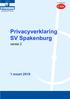 Privacyverklaring SV Spakenburg