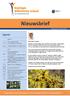 Nieuwsbrief. Beste ouder/verzorger, Namens het team, Herman Hofman.