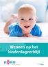 Wennen op het kinderdagverblijf
