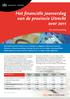 Het financiële jaarverslag van de provincie Utrecht over 2011