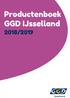 Productenboek GGD IJsselland 2018/2019