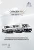 CITROËN PRO THE DO-IT-ALL ONTDEK ONZE ACCESSOIREPACKS, GEÏNSPIREERD DOOR PROFESSIONALS.