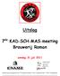 Uitslag. 7 de KAD-SCH-MAS-meeting Brouwerij Roman