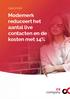 CASE STUDY. Modemerk reduceert het aantal live contacten en de kosten met 14%