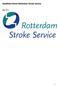 Kwaliteitscriteria Rotterdam Stroke Service. Maart 2017