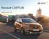 Renault CAPTUR. Prijslijst november 2018