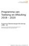 Programma van Toetsing en Afsluiting