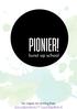 pionier! kunst op school Een uitgave van stichting Kopa   //
